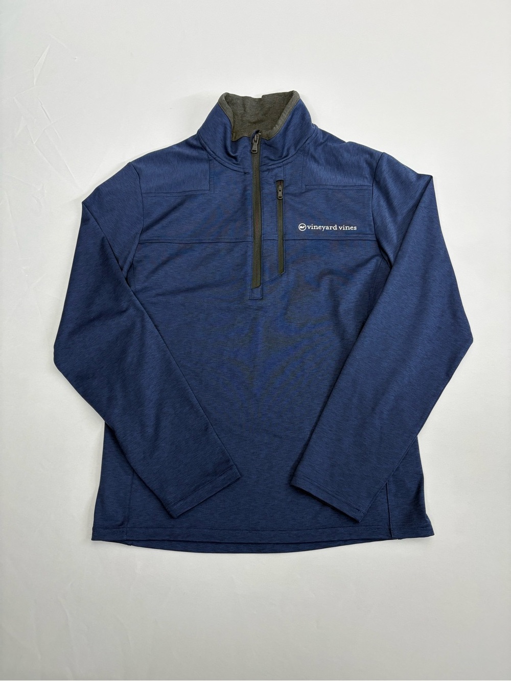 Vineyard Vines Pullover Mens XS Shep Shirt Half Zip Stretch OTG Blue